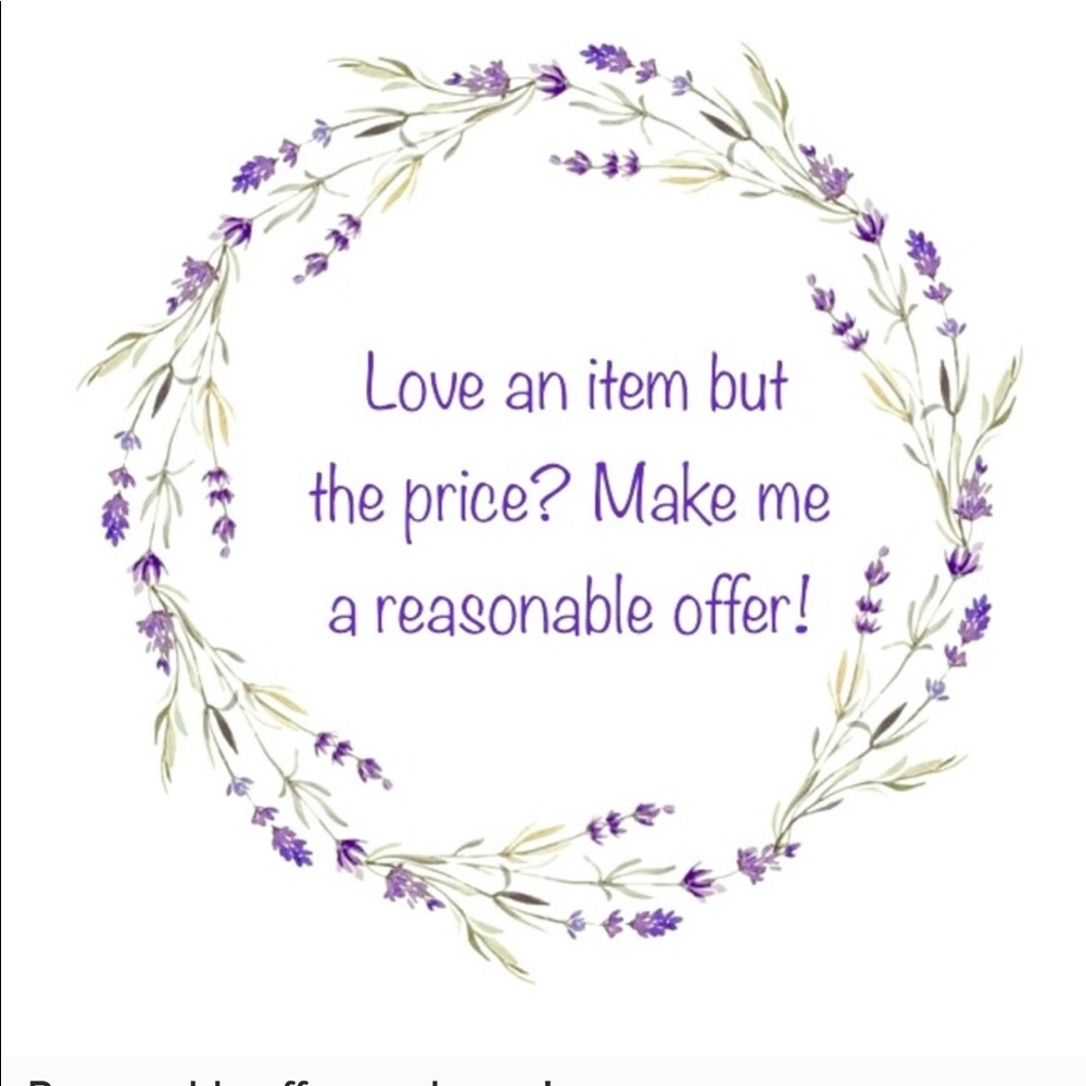 Reasonable offers welcome